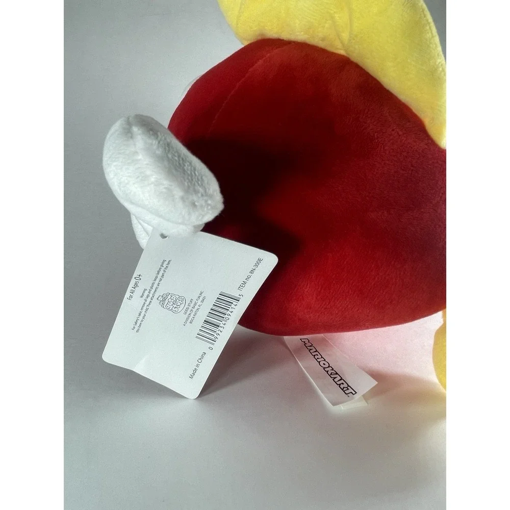 Nintendo Mario Kart Pukupuk Cheep Cheep Flying Fish Stuffed 9" Plush New w/Tag - Picture 5 of 6